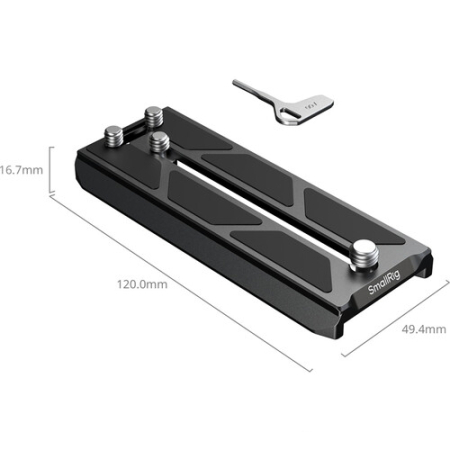SmallRig 6318 - płytka montażowa typu Manfrotto 501PL - wymiary i zawartość zestawu